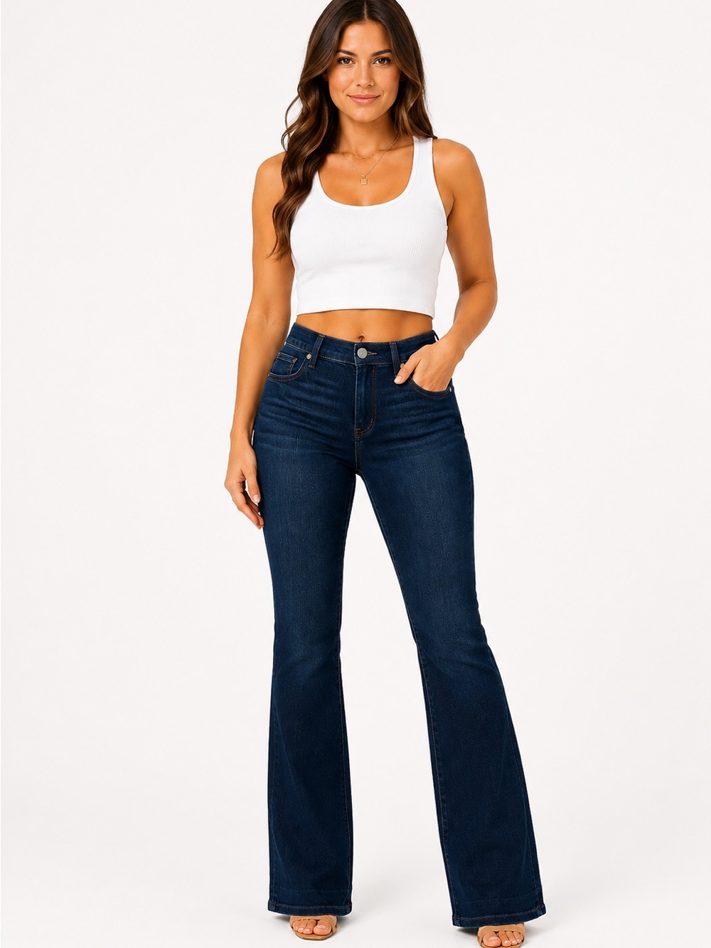 Paige Manhattan Ayleen Bootcut Jeans Dark Wash Stretch Denim Size 28